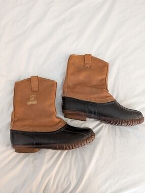 La Crosse Leather Outdoorsman Waterproof Workboot Steel Shank Thinsulate Size 10